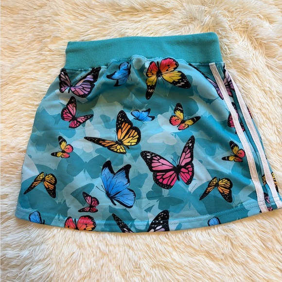 dELiA*s Teal Butterfly Skirt Ladies Size XXS - Picture 3 of 3